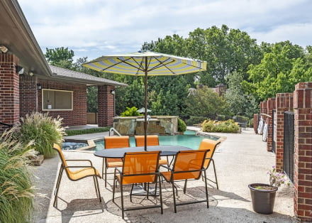 Exterior pool area