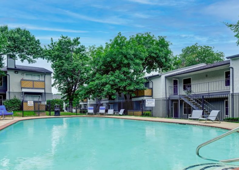 Exterior pool area