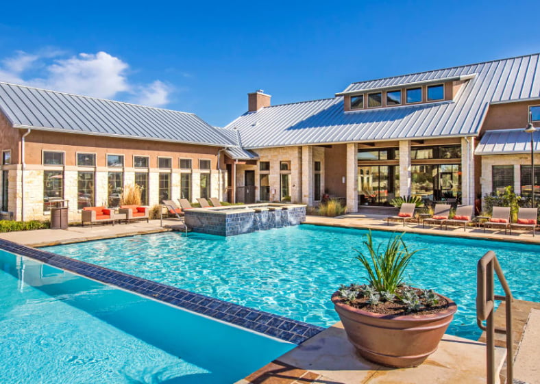 Pool area at Estates at Bee Cave